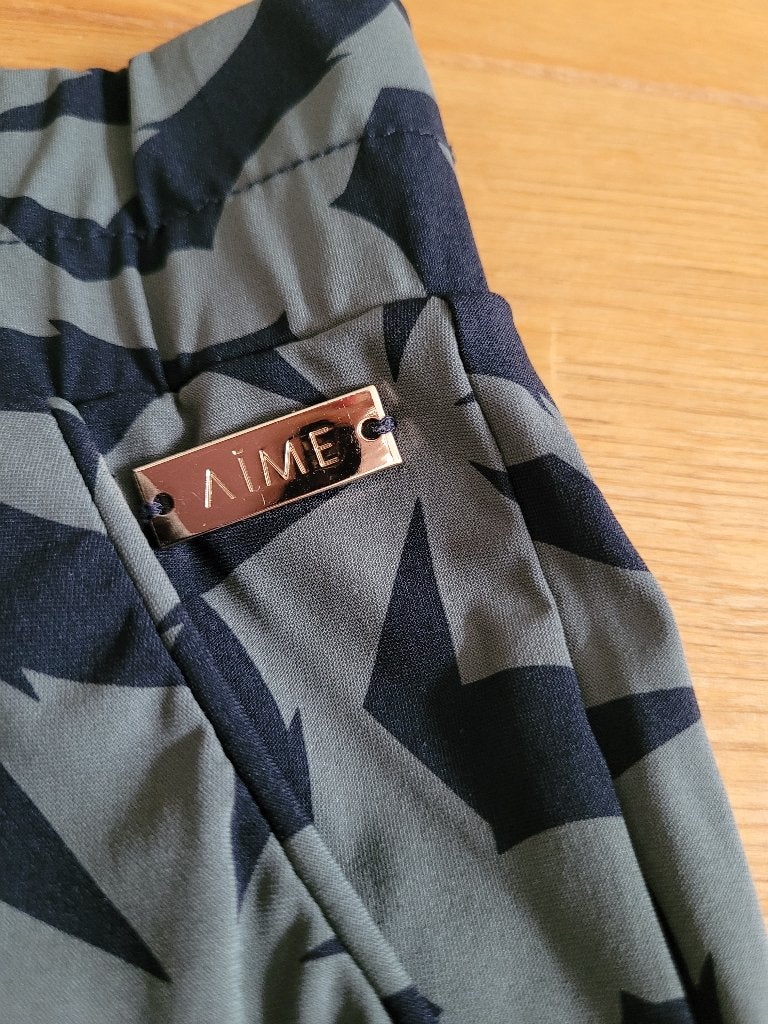 AIME travel stof broek pantalon maat S 36 zgan, AIME, Ophalen of Verzenden, Zo goed als nieuw, Maat 36 (S)