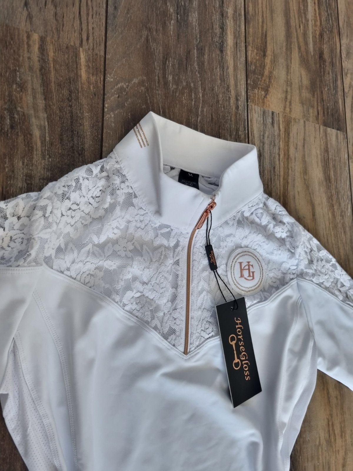 Horsegloss wedstrijdshirt  maat M NIEUW, Dieren en Toebehoren, Ophalen of Verzenden, Nieuw, Dressuur, Bovenkleding