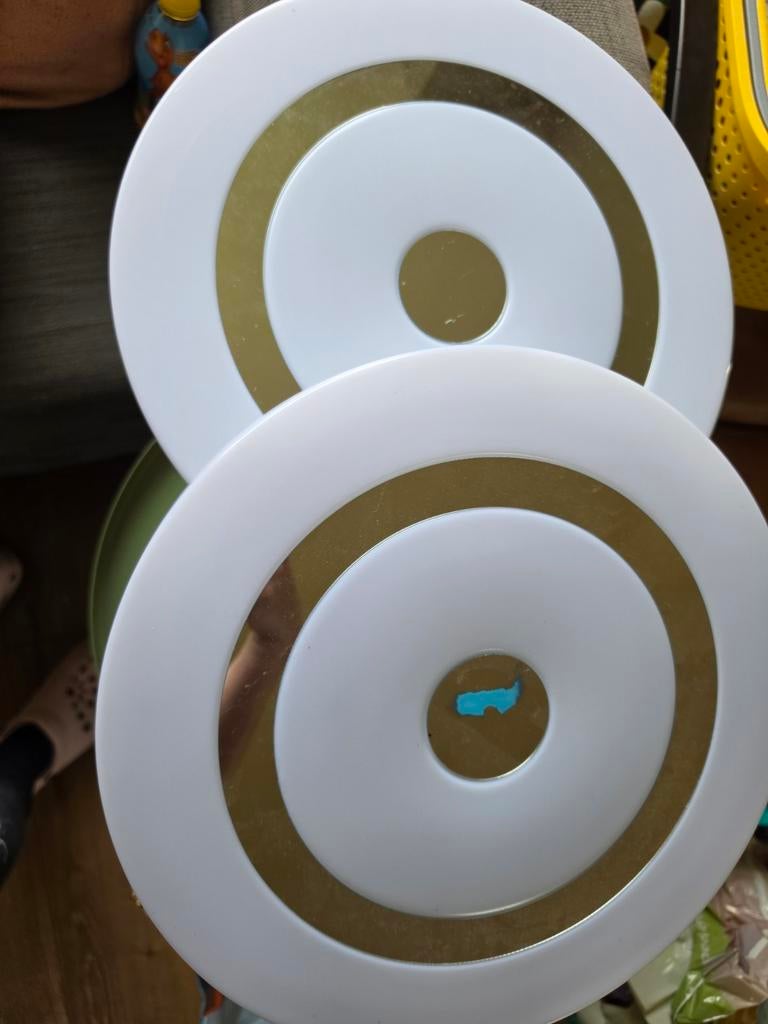 Plafondlampen met sensor - Set van 2, Ophalen of Verzenden, Gebruikt, Metaal
