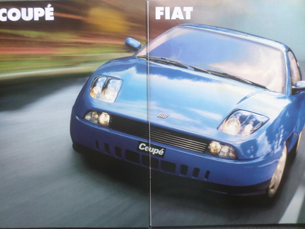 Coupe Fiat 1.8 & 2.0 20v Turbo Brochure, Ophalen of Verzenden, Zo goed als nieuw, Overige merken
