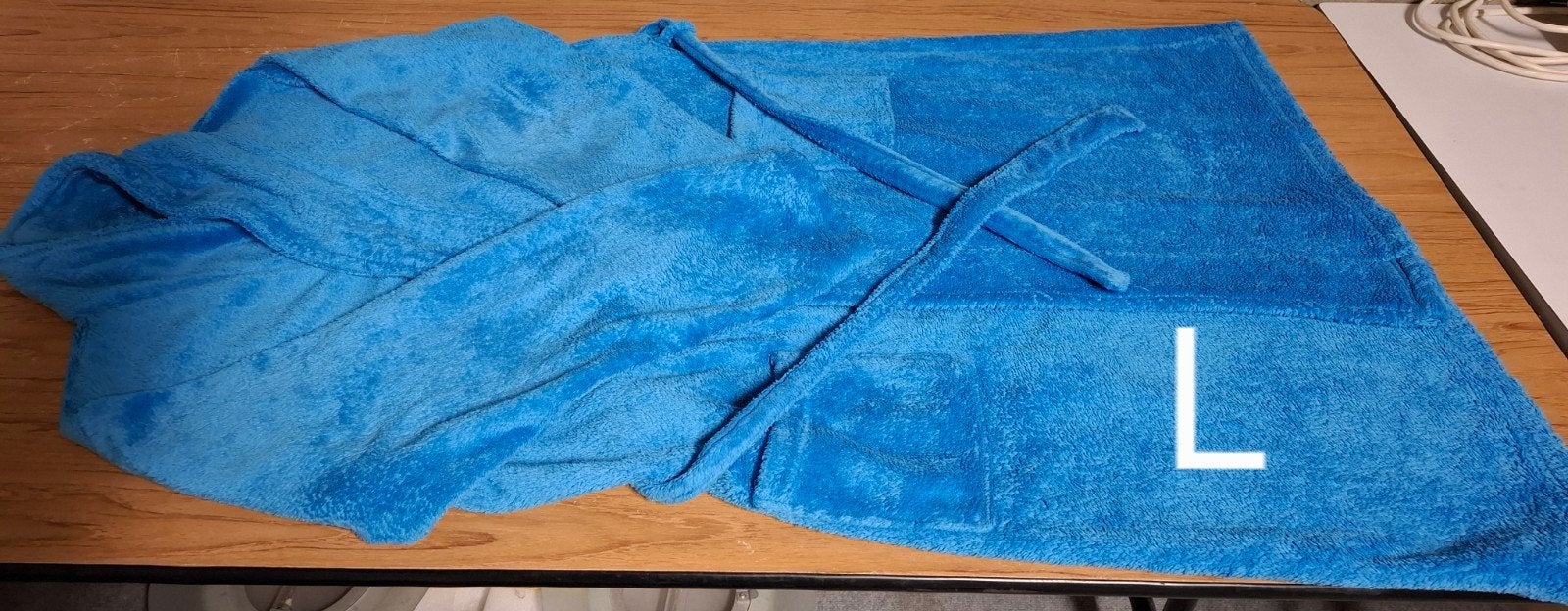 badjas / kamerjas kobaltblauw maat L, Kleding | Dames, Ophalen of Verzenden, Zo goed als nieuw, Maat 42/44 (L)
