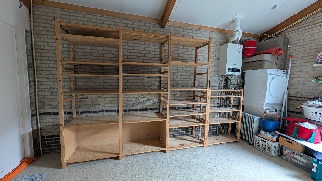IVAR Stellingkast IKEA 260Bx220Hx50D cm | 89Bx124Hx30D cm, Huis en Inrichting, Ophalen, Gebruikt