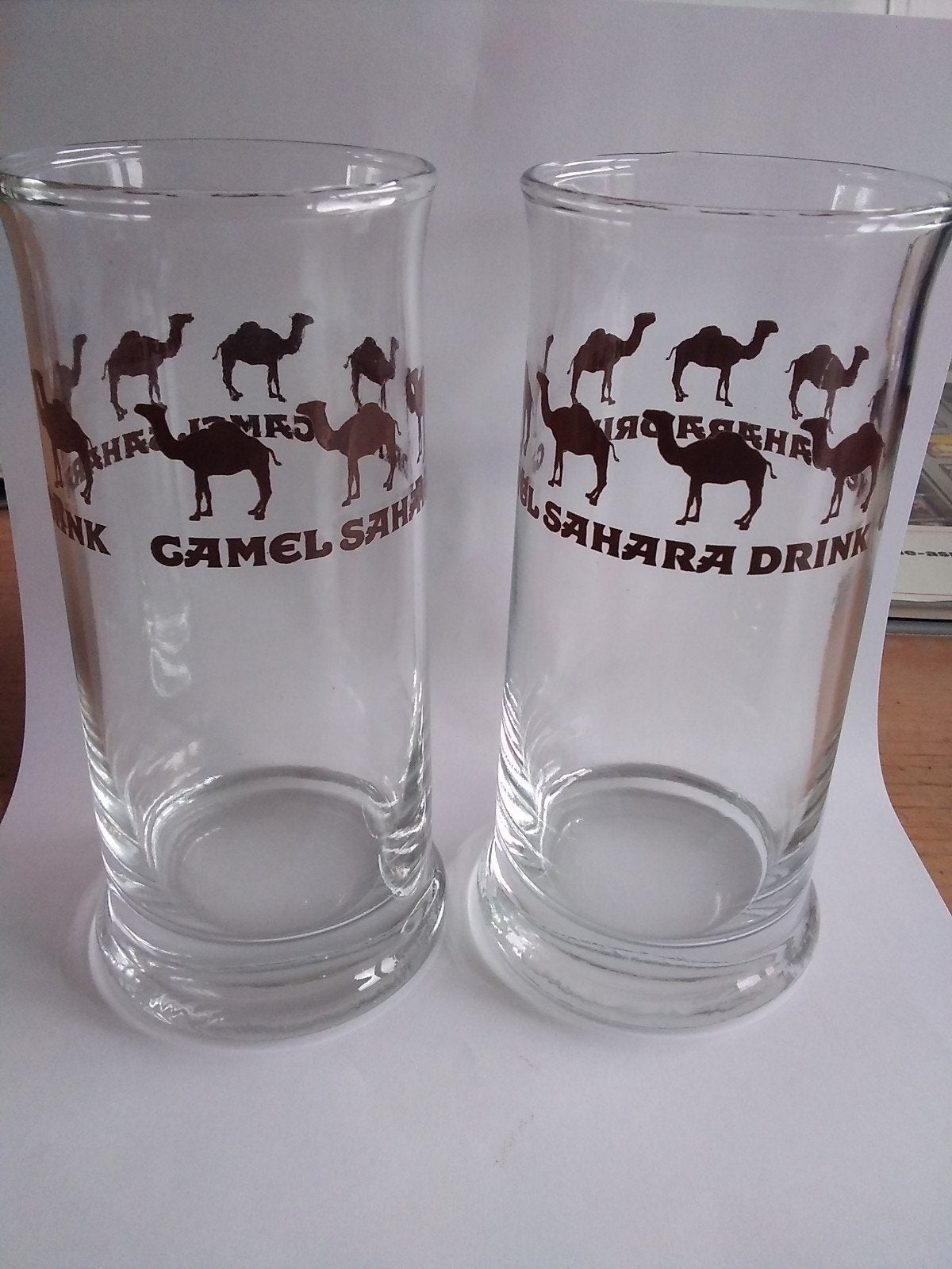 Camel Sahara Drink glazen, Verzenden, Zo goed als nieuw, Gebruiksvoorwerp