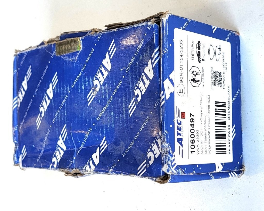 ATEC 10600497 Remblokkenset Voorzijde – o.a. Audi, VW, Seat, Auto-onderdelen, Ophalen of Verzenden, Nieuw, Seat