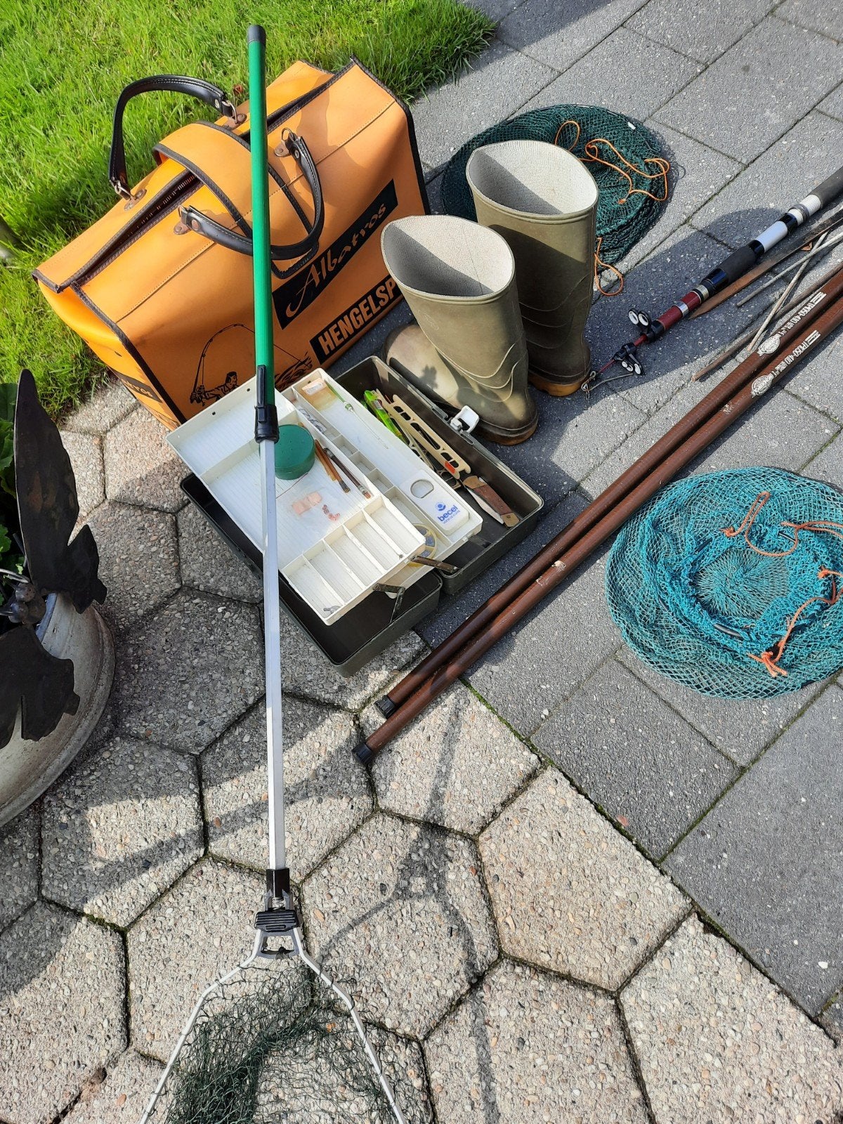 Visspullen laarsen maat 43, Ophalen of Verzenden, Kleding