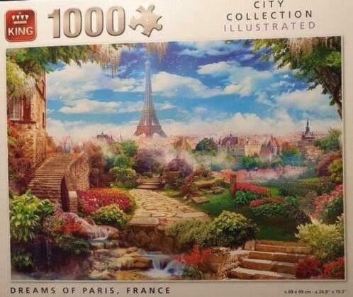 PUZZEL CITY COLLECTION PARIJS, Ophalen of Verzenden, 500 t/m 1500 stukjes, Zo goed als nieuw, Legpuzzel
