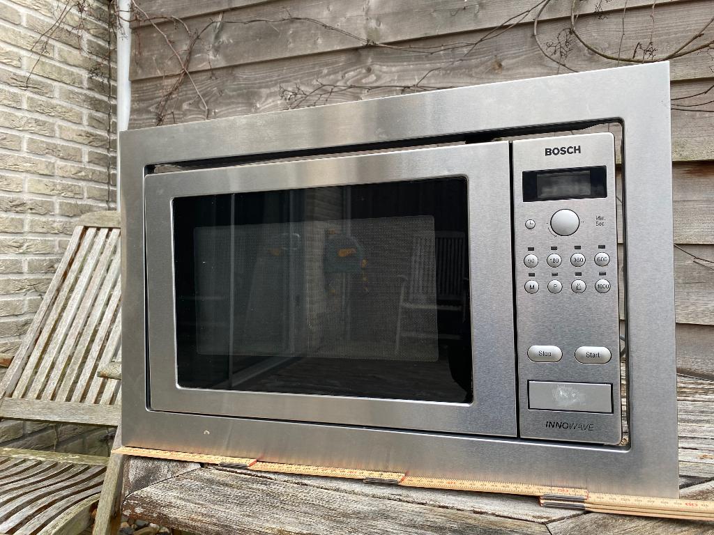 Bosch inbouw magnetron, Witgoed en Apparatuur, Magnetrons, Ophalen, Gebruikt, Magnetron, Inbouw