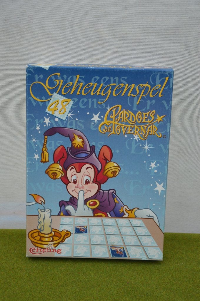 Vintage Efteling geheugenspel Pardoes de Tovernar uit 2006, Verzamelen, Efteling, Ophalen of Verzenden, Gebruikt, Gebruiksvoorwerp
