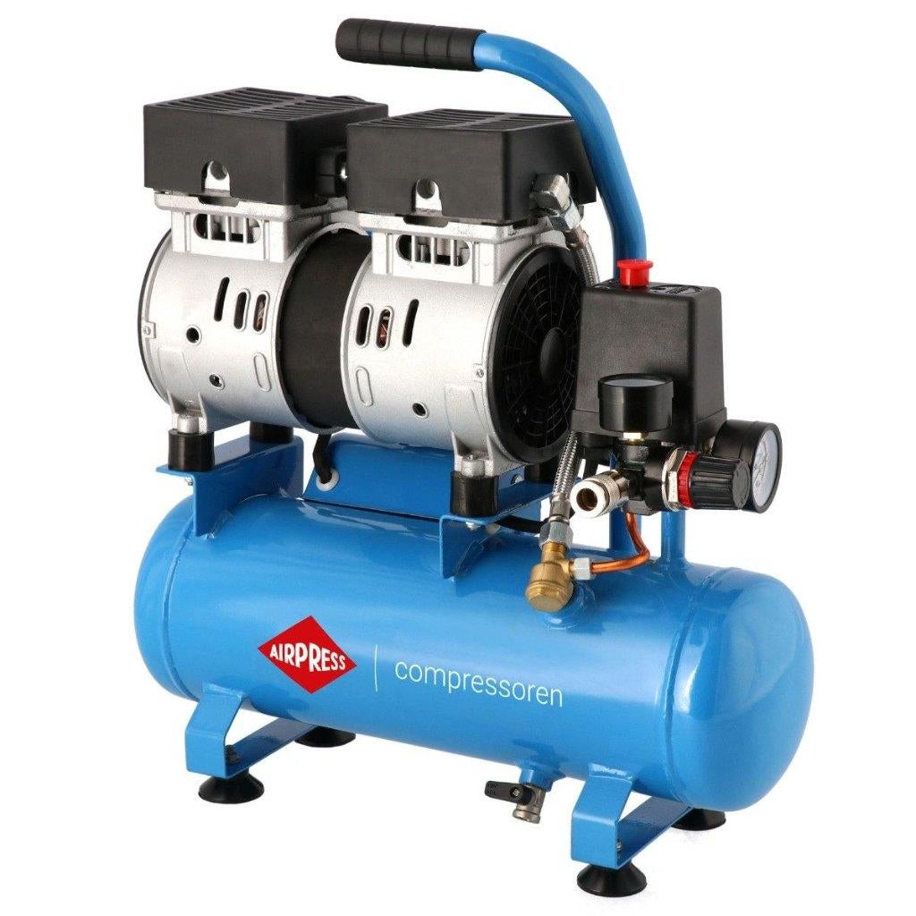 Stille Olievrije Compressor Airpress L 6‑105 – 8 bar, Doe-het-zelf en Verbouw, Compressors, Nieuw, 6 tot 10 bar, Minder dan 25 liter