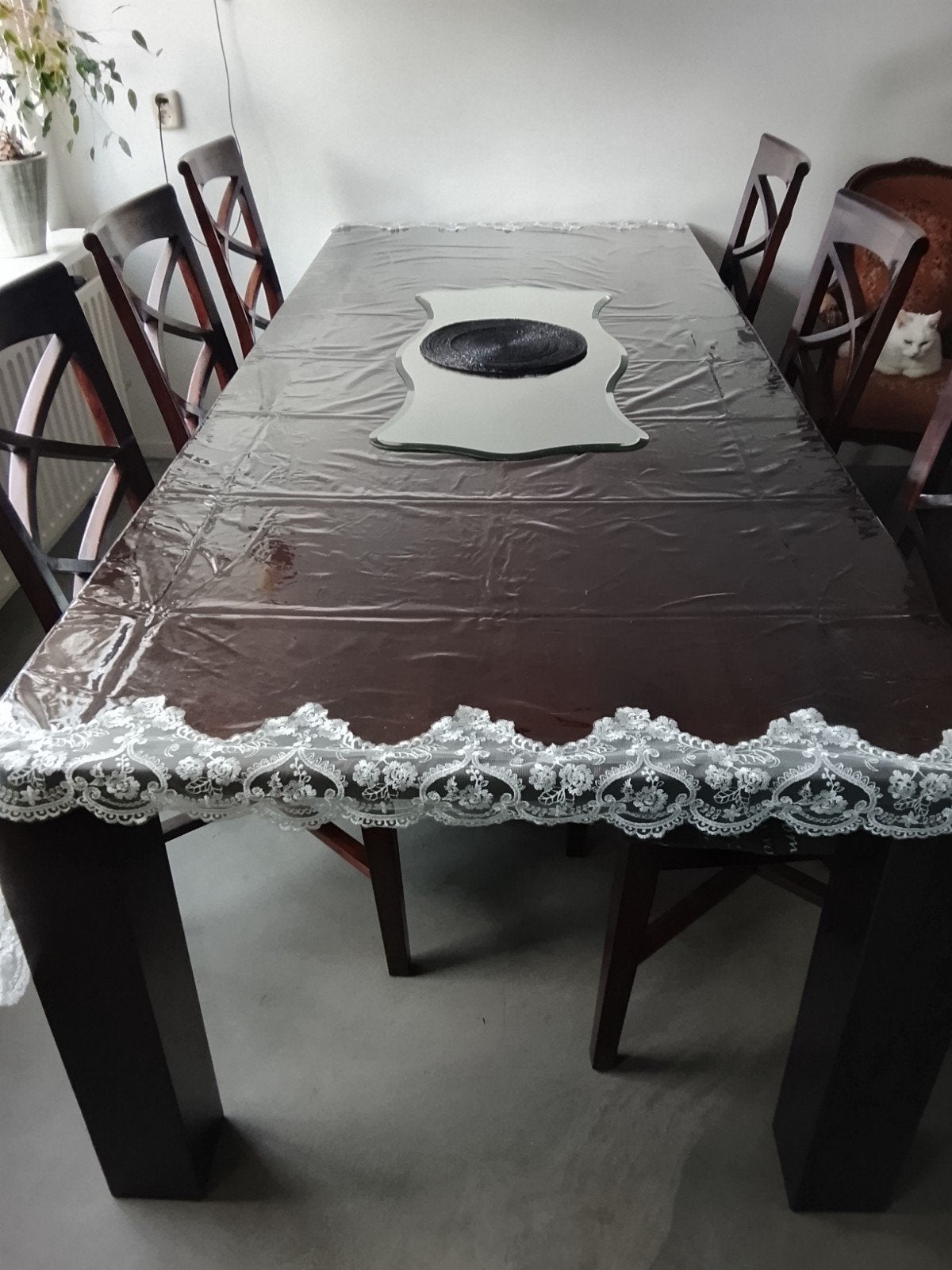 Grote eettafel zonder stoelen - perfect voor gezinnen, Ophalen, Gebruikt, Klassiek, 200 cm of meer