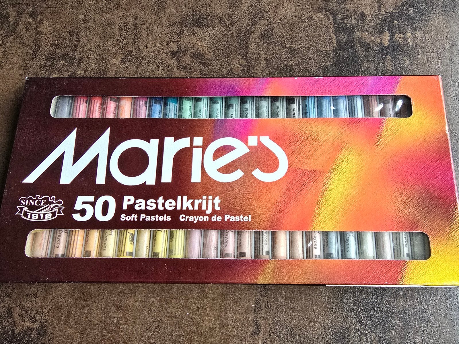 Marie's Soft Pastelkrijt set (50 stuks) – Weinig gebruikt, Hobby en Vrije tijd, Tekenen, Ophalen of Verzenden