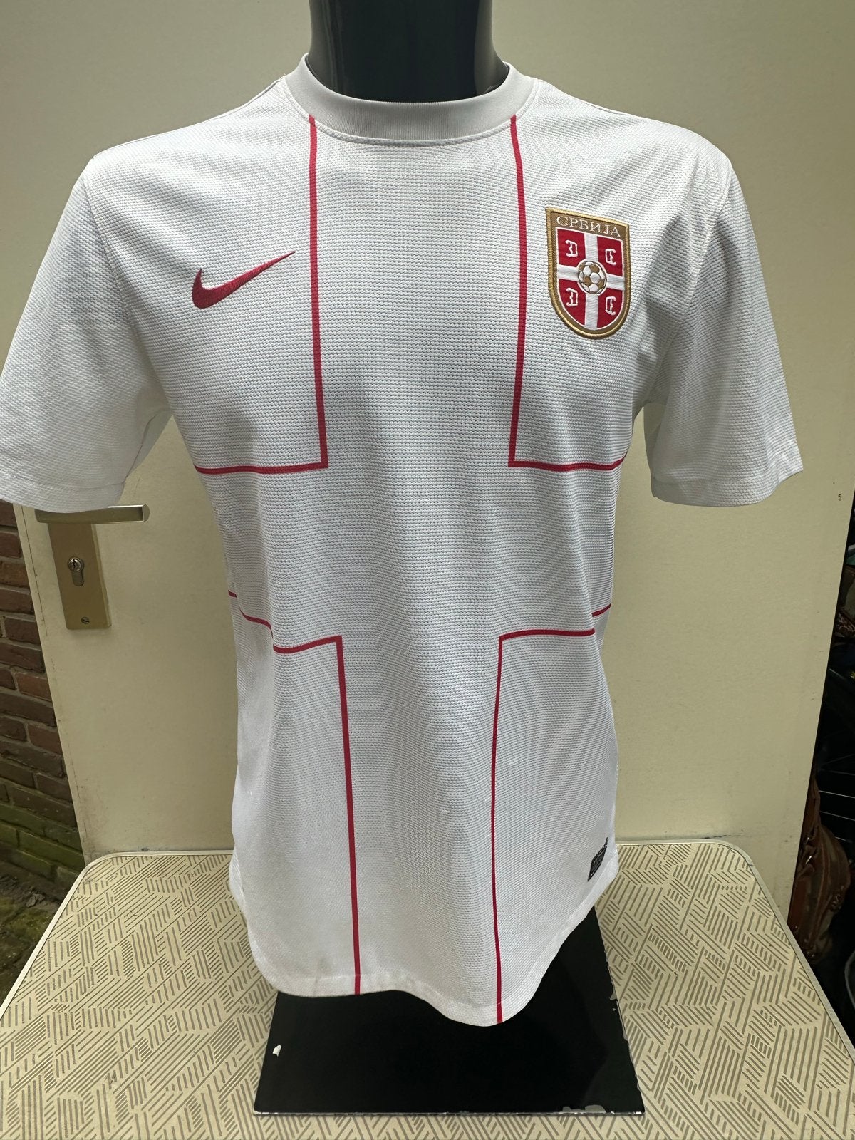 Servië Nike thuisshirt 2010 WK - Maat M, Maat M, Ophalen of Verzenden, Zo goed als nieuw, Shirt