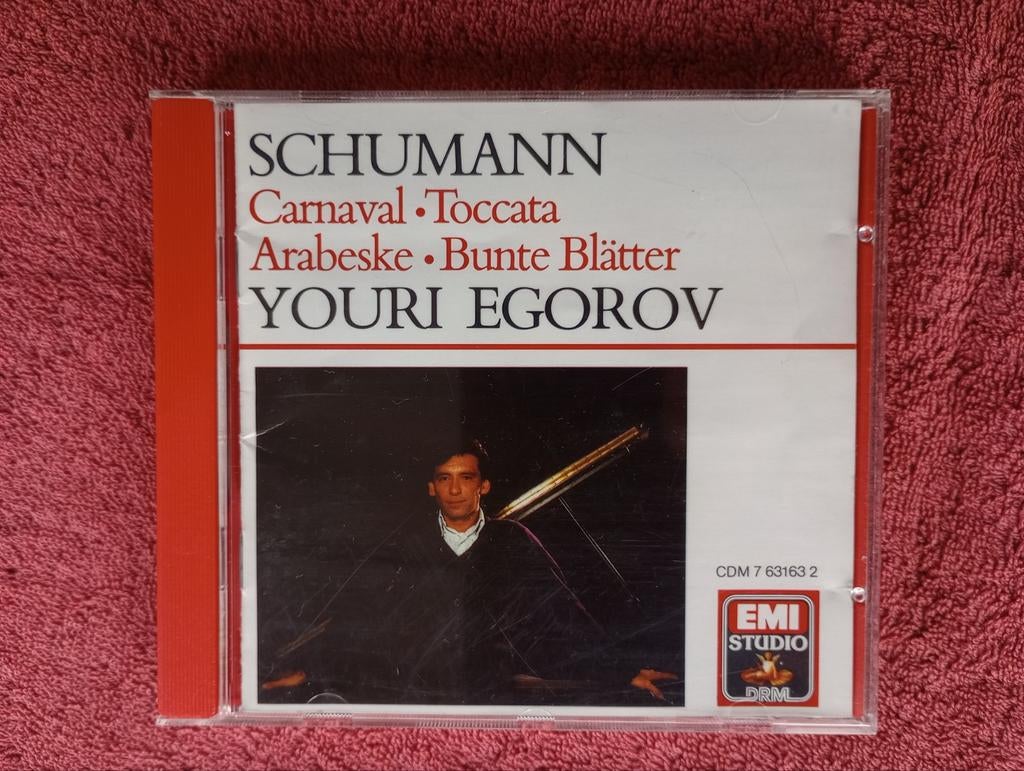 Schumann Carnaval Toccata e.a. - Youri Egorov piano, Met libretto, Ophalen of Verzenden, Romantiek, Kamermuziek