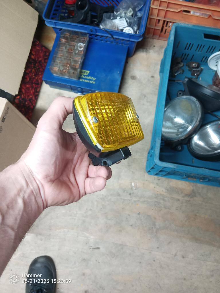 Dagrijlamp, Ophalen, Gebruikt