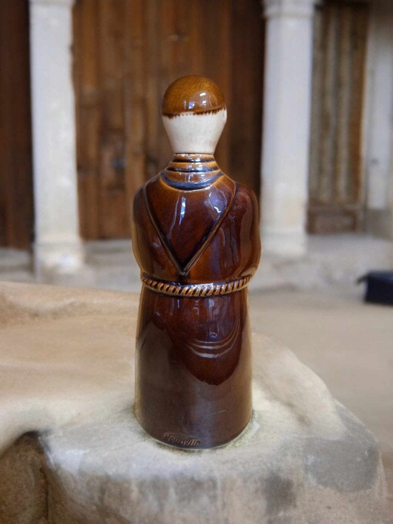 Porseleinen drankfles in de vorm van een monnik., Ophalen of Verzenden