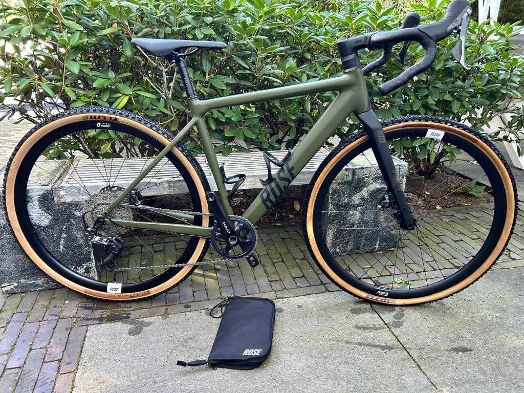 Rose Gravel 23 Backroad AL GRX RX810 1x11 roasted olive 51cm, Fietsen en Brommers, Fietsen | Racefietsen, 28 inch, 10 tot 15 versnellingen