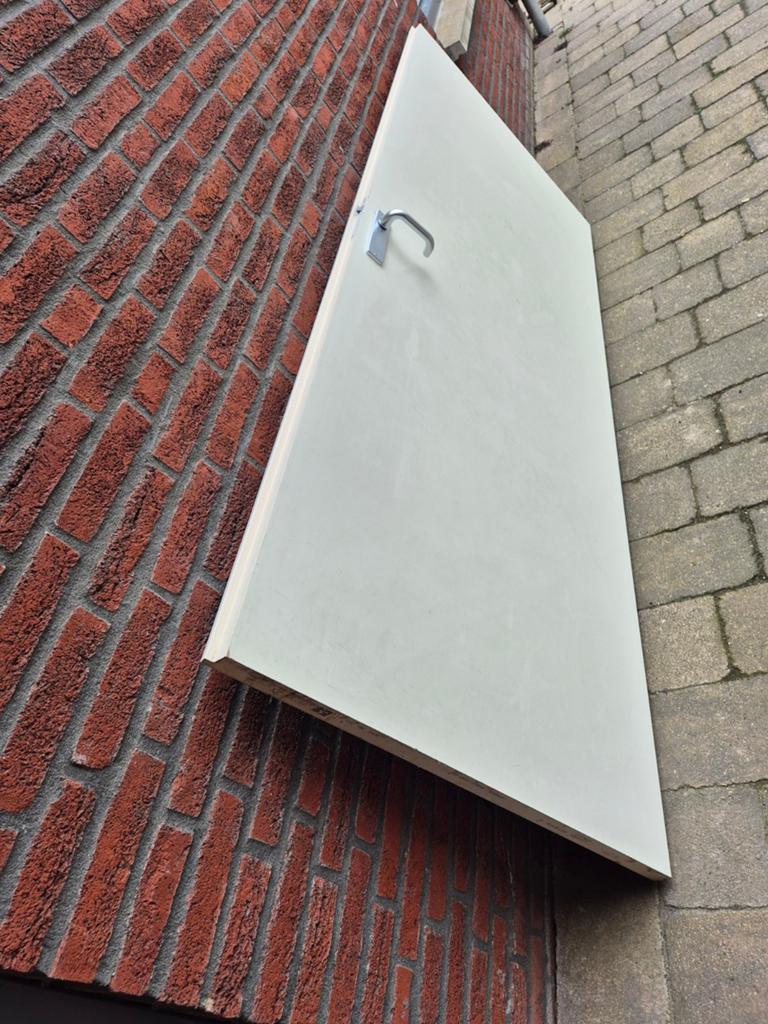 Opdekdeur - Binnendeur, Doe-het-zelf en Verbouw, Deuren en Horren, Gebruikt, 80 tot 100 cm, 215 cm of meer, Binnendeur