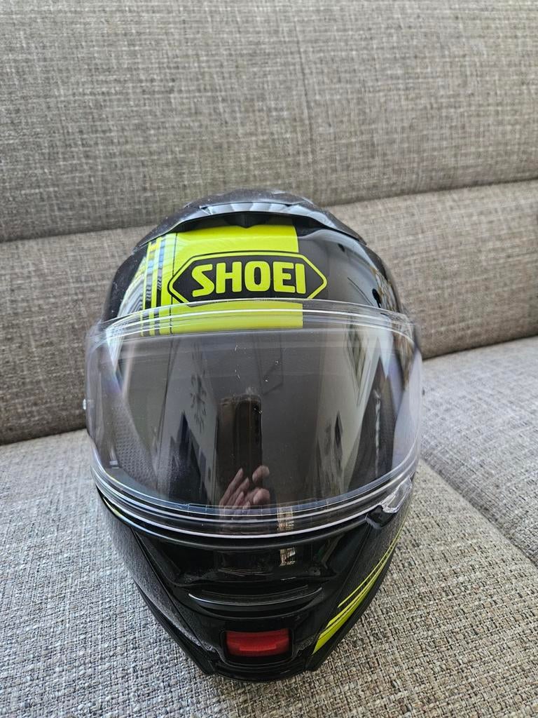 Shoei motorhelm met ingebouwde sena intercom, Ophalen of Verzenden, Tweedehands, Integraalhelm, Shoei
