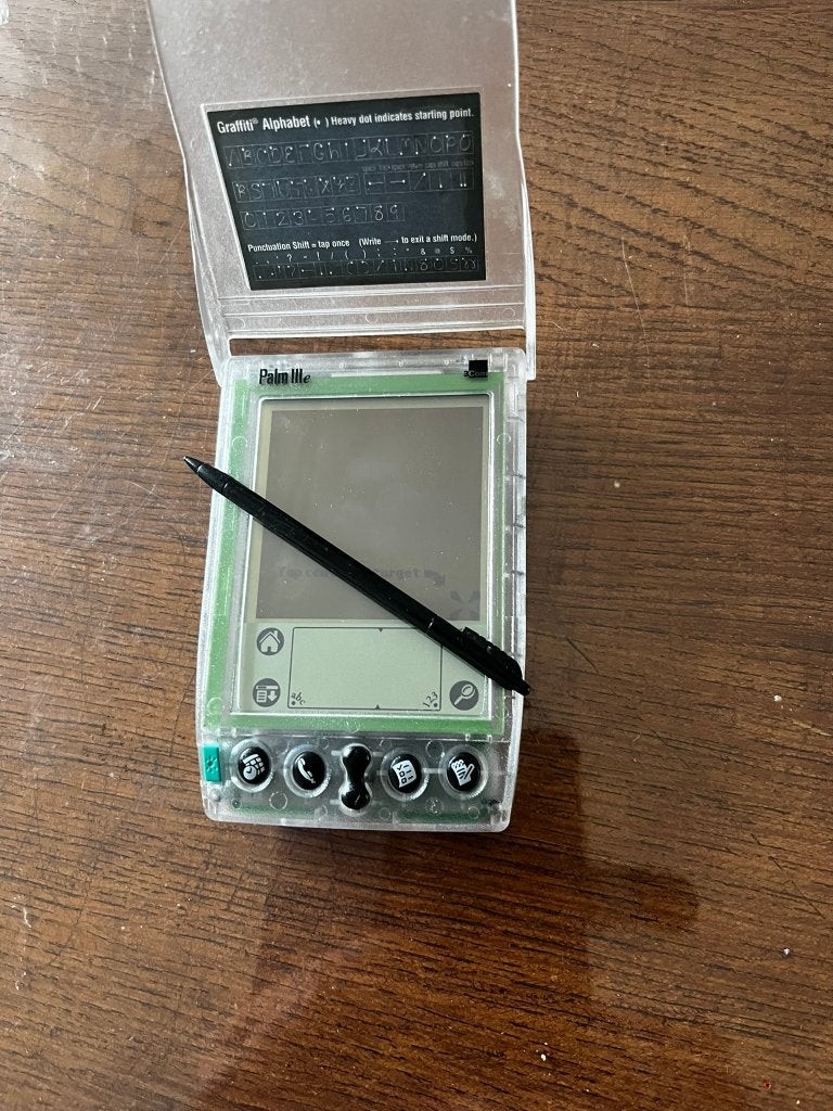 Vintage Palm IIIe Special Edition PDA  - Werkend / Retro, Telecommunicatie, Pda's, Ophalen, Zo goed als nieuw, PalmOS, Met stylus of aanraakpen