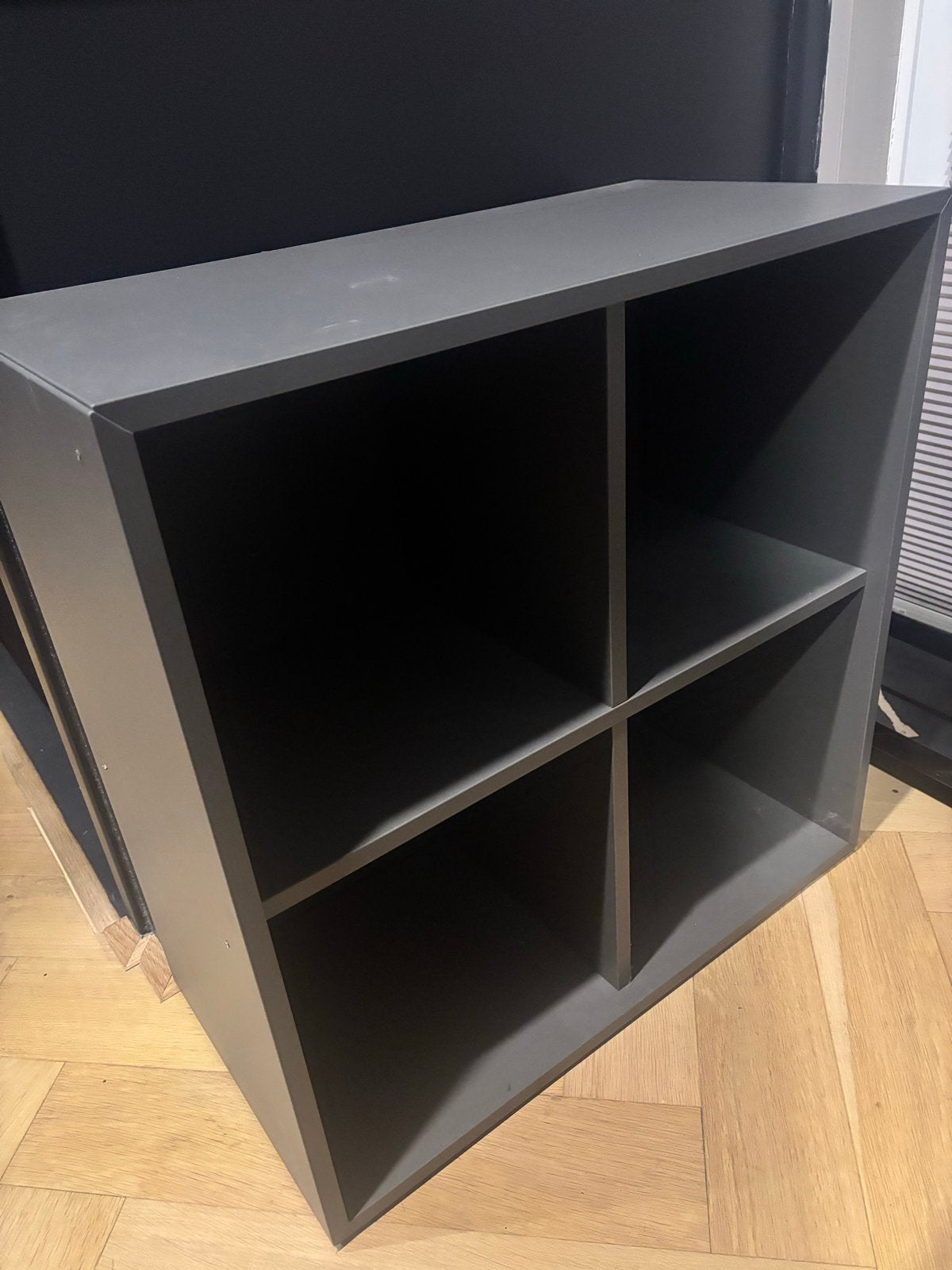 Eket Kast met 4 vakken, donkergrijs, 70x35x70 cm, Ophalen, Gebruikt