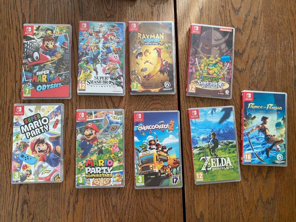 7 Nintendo Switch Games o.a. Mario games, Zelda, TMNT, Overige genres, Ophalen of Verzenden, Zo goed als nieuw, Eén computer