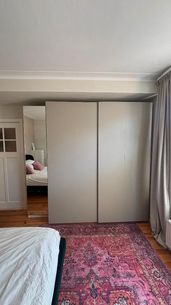 Luxe IKEA PAX Kledingkast 250x236 (Beige & Spiegel), Huis en Inrichting, Kasten | Kledingkasten, Zo goed als nieuw, 200 cm of meer