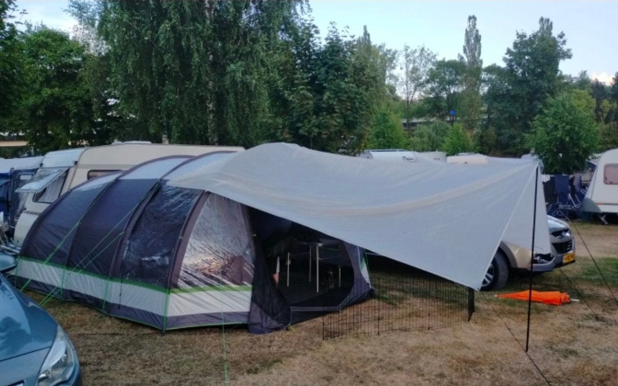 High Peak Bozen 6.0 tunneltent met aanhanger, Ophalen, Gebruikt, Tot en met 6