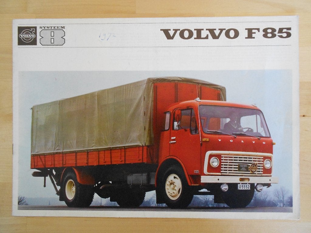 Volvo F85 Brochure 1966 ( Géén F88 / F89 ), Volvo, Zo goed als nieuw, Volvo, Ophalen of Verzenden