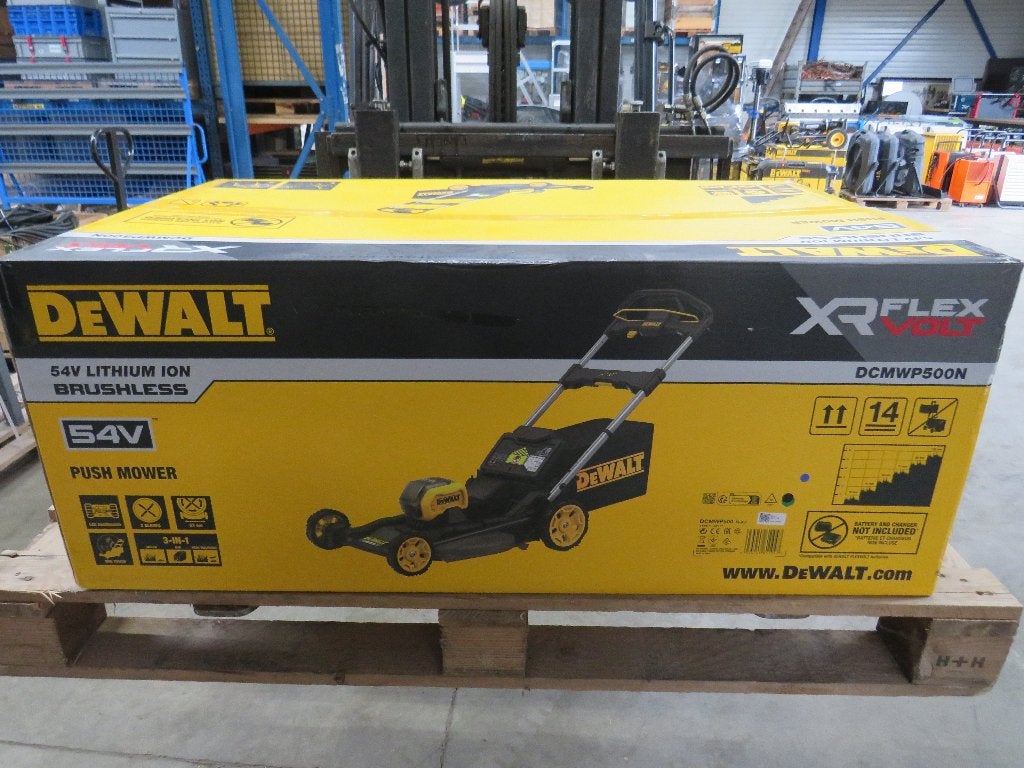 DeWALT DCMWP500N 54V XR FLEXVOLT Accu Grasmaaier body 53cm, Ophalen, Cirkelmaaier, Dewalt.com, Dewalt