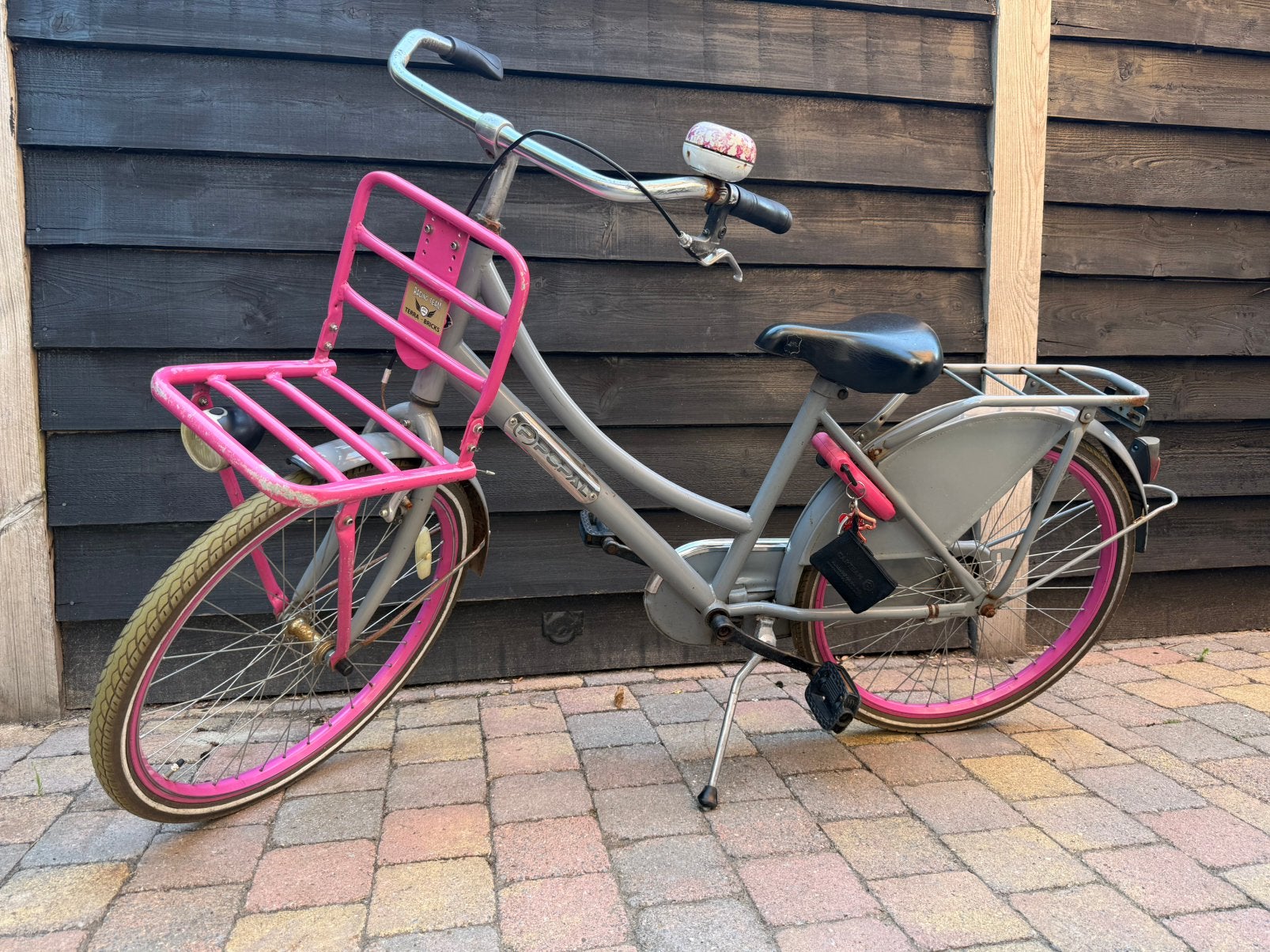 Popal meisjes fiets, Ophalen, Terugtraprem, Handrem, Gebruikt