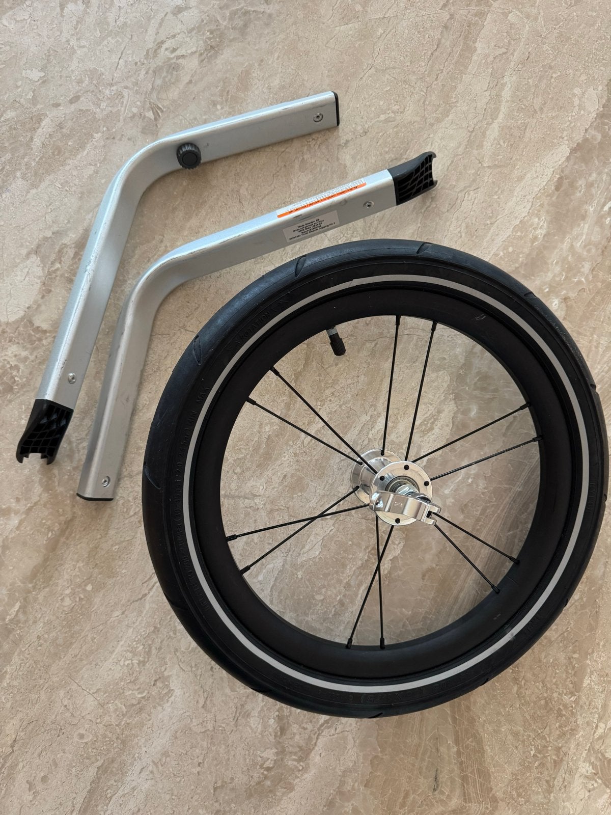 Thule Chariot double Jogging Kit 2, Ophalen of Verzenden, Zo goed als nieuw