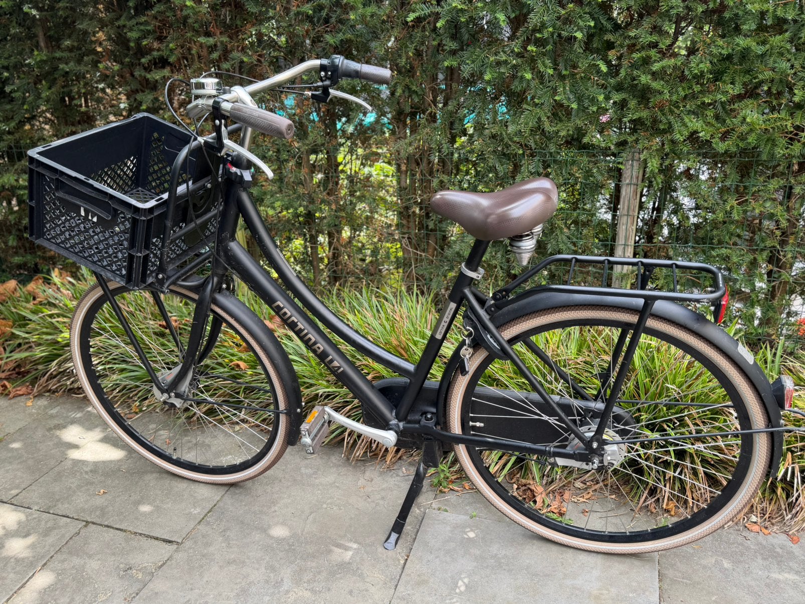 Cortina damesfiets U4 Transport 7 versnellingen, Fietsen en Brommers, Fietsen | Dames | Omafietsen, Ophalen, Gebruikt, Versnellingen