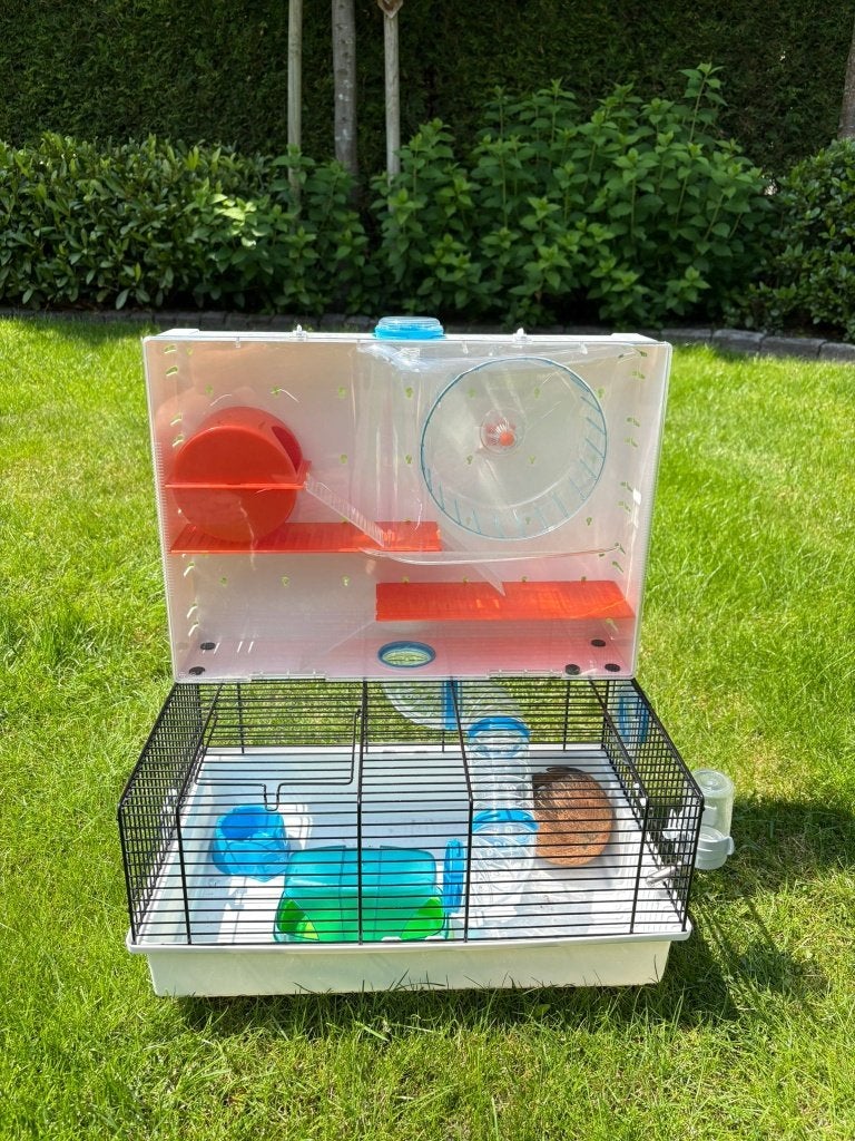 Hamsterkooi, Ophalen, Kooi, 60 tot 90 cm, Zo goed als nieuw