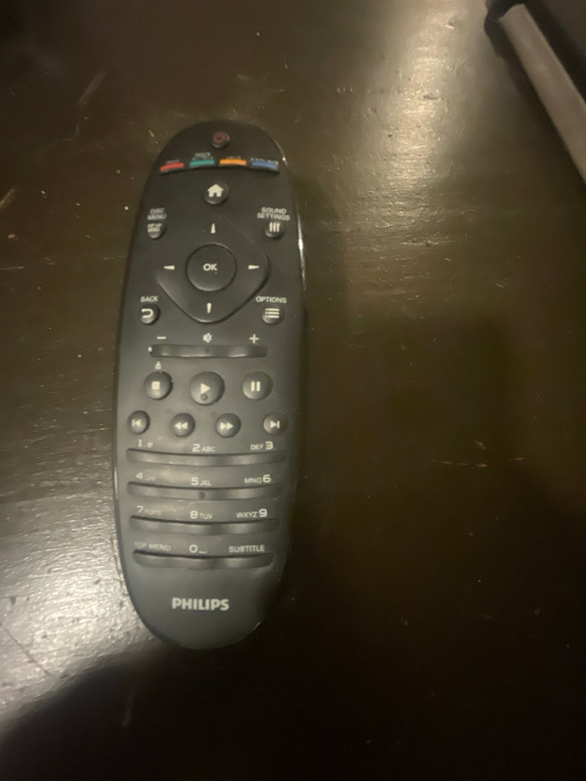 Philips afstandsbediening voor Home Theater System, Ophalen of Verzenden, Gebruikt, Origineel, Mediaspeler