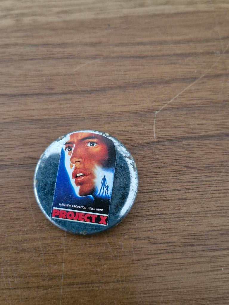 019 Project X Film button, Ophalen of Verzenden