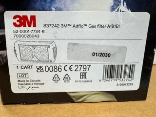 20 of 60 stuks 3M Adflo Gasfilter A1B1E1 837242 – Nieuw, Ophalen, Nieuw, Accessoires