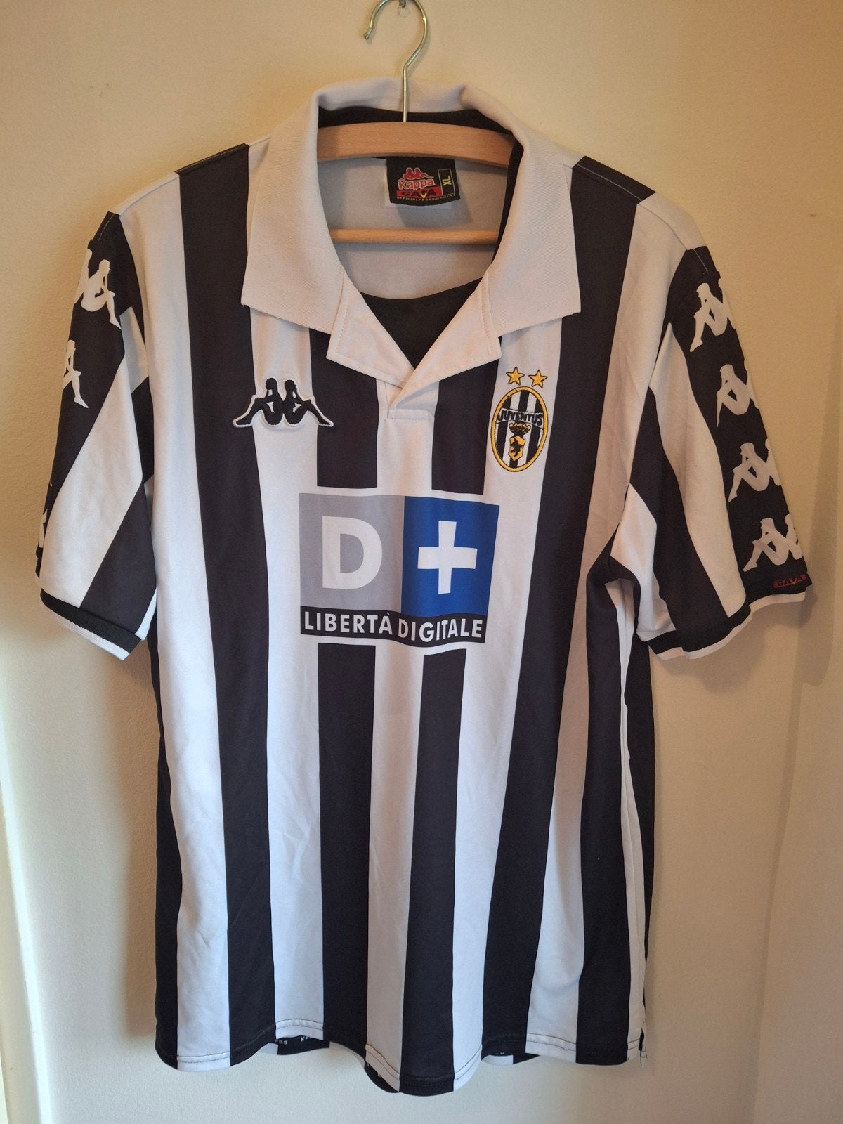 Juventus Thuisshirt Zidane #21 Kappa XL Vintage, Maat XL, Ophalen of Verzenden, Gebruikt, Shirt