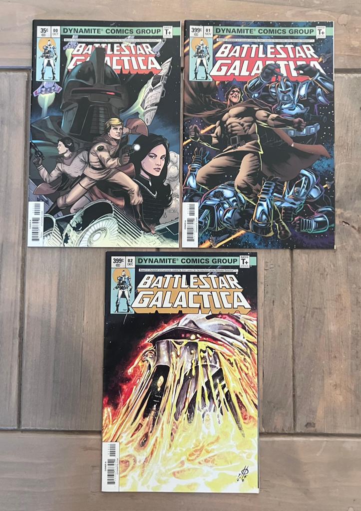 Dynamite comics: Battlestar Galactica (classic) issue 0 - 5, Amerika, Complete serie of reeks, Ophalen of Verzenden, Zo goed als nieuw