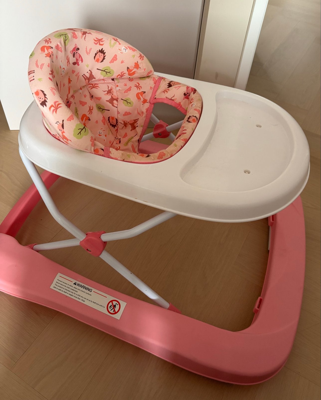 Mamaloes loopstoel roze, Ophalen, Gebruikt