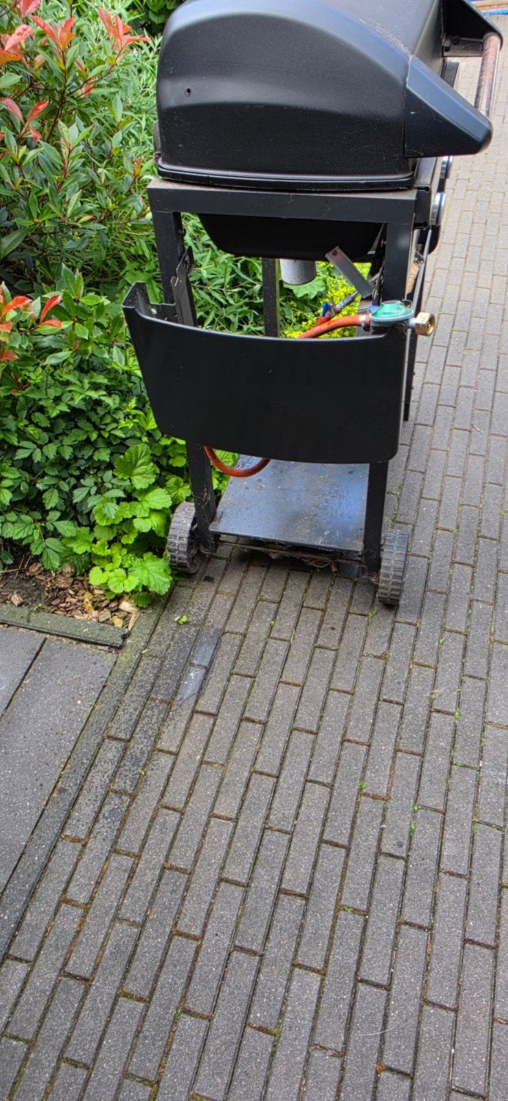Gebruikte gasbarbecue met grilltang en koffer, Tuin en Terras, Gasbarbecues, Ophalen, Gebruikt, Campingaz