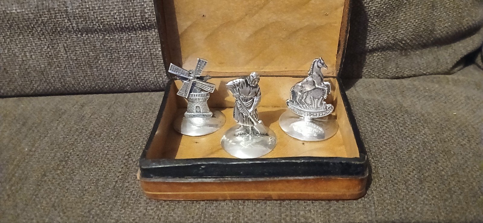 3 x Zilveren 833. Miniaturen, Antiek en Kunst, Ophalen of Verzenden, Zilver