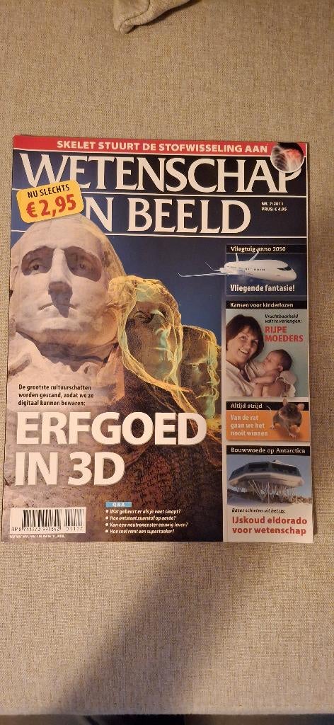 Wetenschapstijdschrift - Wetenschap in beeld nr. 7 / 2011, Ophalen of Verzenden, Gelezen, Wetenschap en Natuur