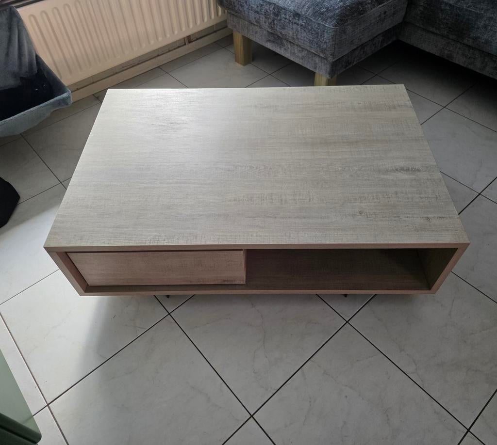 Salontafel 122x80x40cm zwaarmodel zo goed als nieuw, Ophalen, Overige materialen, 100 tot 150 cm, 50 tot 100 cm
