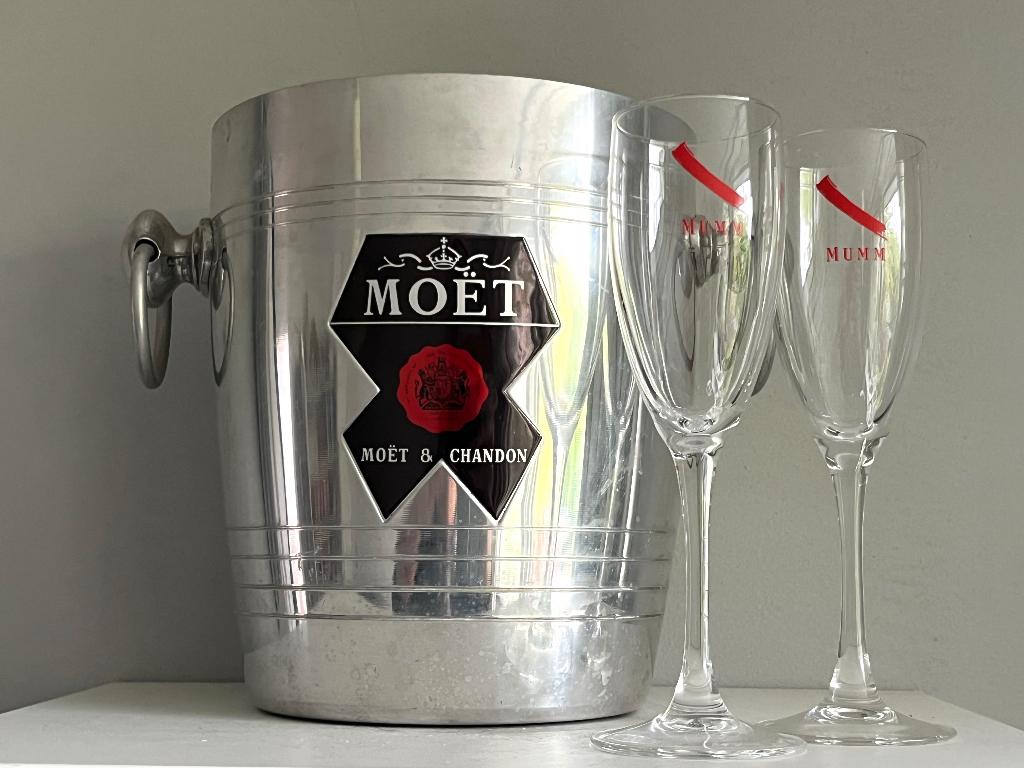 Vintage champagnekoeler Moët & Chandon, Ophalen of Verzenden, Overige typen