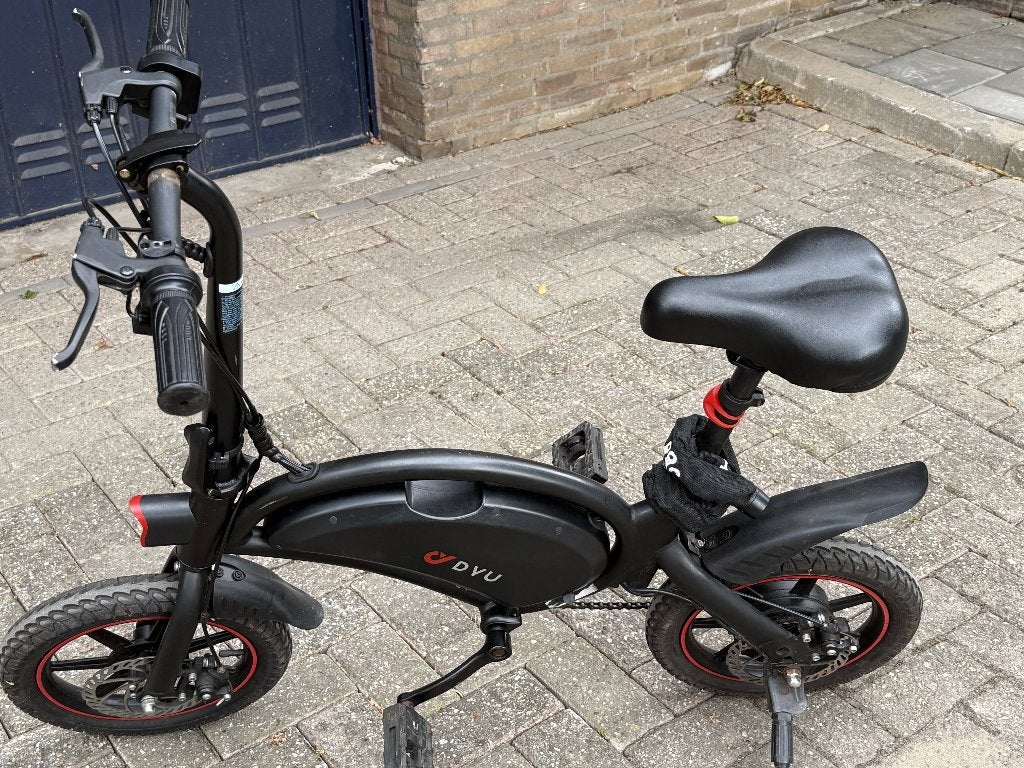 DYU mini e-bike, Zo goed als nieuw, Minder dan 47 cm, 30 tot 50 km per accu, Ophalen