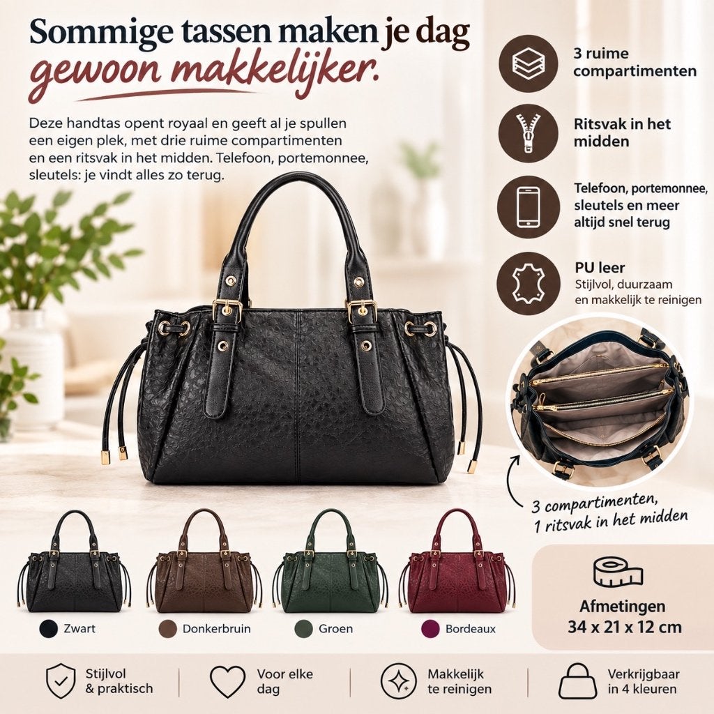 Damestas in verschillende kleuren leverbaar., Sieraden, Tassen en Uiterlijk, Ophalen of Verzenden, Nieuw, Overige kleuren, Handtas