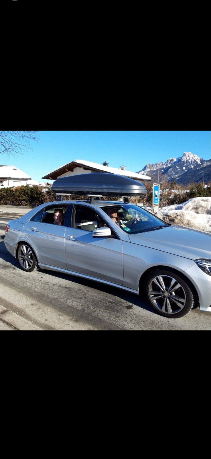 Mercedes dakkoffer/skibox, Auto diversen, Ophalen, Gebruikt