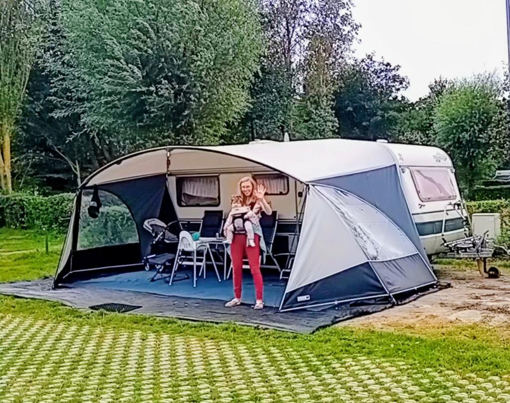 Unico Verona Luifel Maat 13 Carbon-Blue, Caravans en Kamperen, Ophalen of Verzenden, Zo goed als nieuw