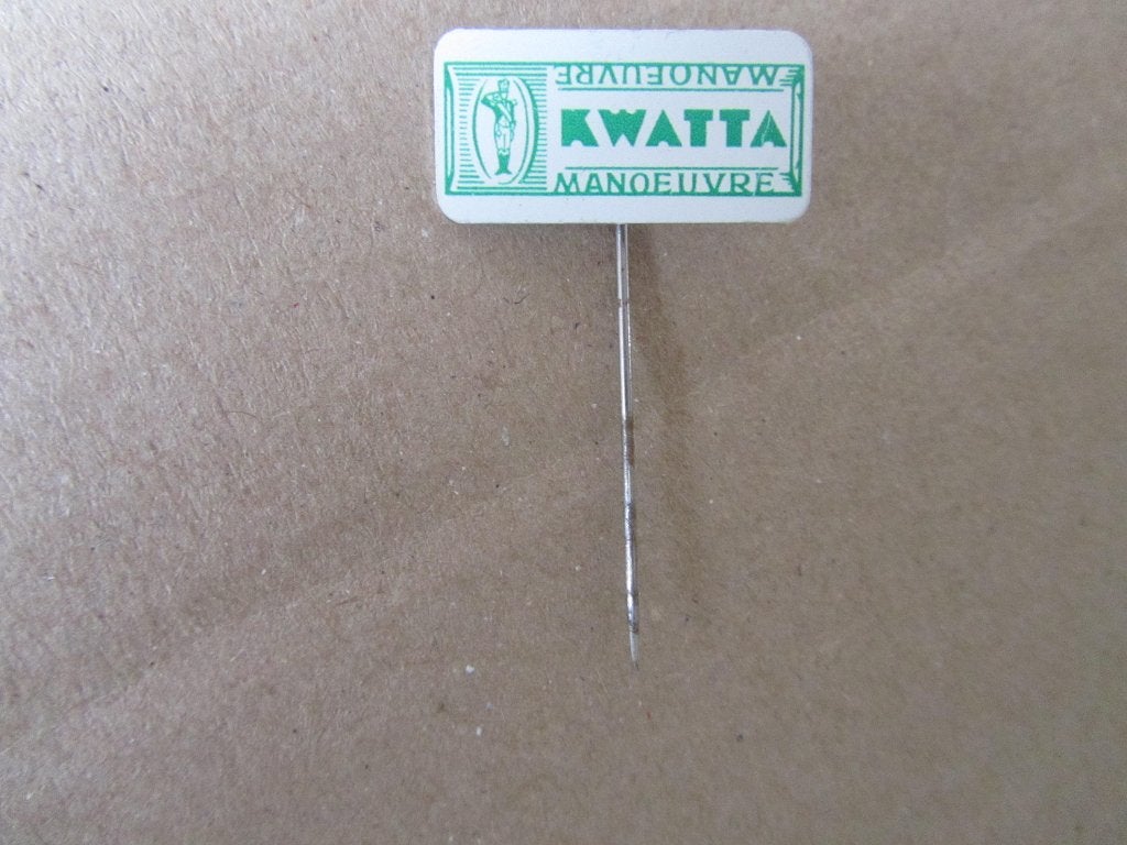 Kwatta Speldje van vroeger, Verzamelen, Speldjes, Pins en Buttons, Ophalen of Verzenden, Zo goed als nieuw, Merk, Speldje of Pin