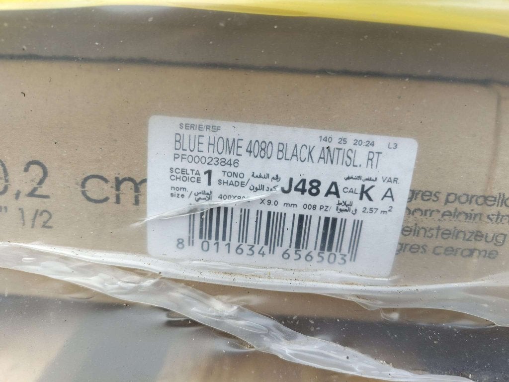 Plavuizen 40x80x1 Blue Home Black, Niet ingevuld, Keramiek, Niet ingevuld, Nieuw